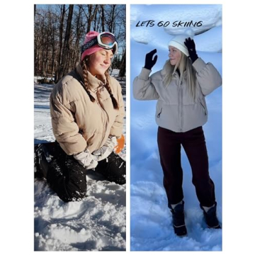 UANEO Women’s Stylish Puffer Coat for Winter