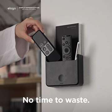 elago Universal Remote Holder Mount Compatible with Apple TV Remote and All Other Remote Controls - ...