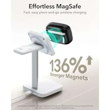 ESR for AirPods Pro Case (2023/2022/2019, 2nd/1st Gen), Compatible with Airpods Pro 2 (USB-C/Lightning Cable), MagSafe Ready, Magnetic Lid Lock, Full Drop Protection Cover with Lanyard, Black