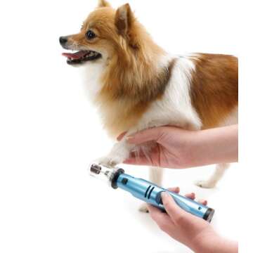 Oster Gentle Paws Less Stress Dog and Cat Nail Grinder, 2 Speed (078129-600-000)