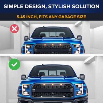 𝐁𝐮𝐥𝐥𝐞𝐭 Antenna for Ford F-150 XL XLT 2009-2024 - Highly Durable Premium Truck Antenna 5.45 Inch - Car Wash-Proof Radio Antenna for FM AM - Black, 50 Caliber Design - Ford F150 Accessories