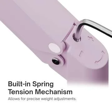 Pixio PS1S Wave Pink Single Monitor Arm Stand Desk Mount - Fits up to 32 inches Monitors and up to 19.8lbs. VESA Compatibility and Integrated Cable Management