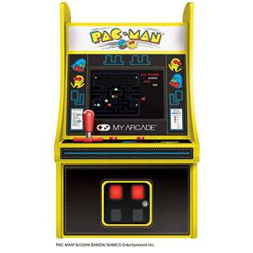 My Arcade DGUNL-3220 Micro Player Mini Arcade Machine Pac-Man Video Game, Fully Playable,6.75 Inch C...
