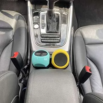 Yolu Car Garbage Trash Can, Mini Auto Garbage Can Car Trash Can Common Use for Autotive Car, Home, Office, Kitchen, Living Room, Bedroom, Study, Dinning Room, Bathroom (Blue)