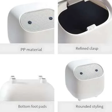 AIWE7D Cute Mini Trash Can for Home or Office