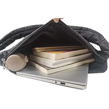 Stylish Women's Quilted Shoulder Handbag Lightweight Tote