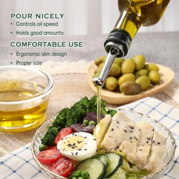 Clear Glass Olive Oil Dispenser Bottle - 500ml