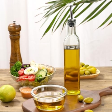 Clear Glass Olive Oil Dispenser Bottle - 500ml