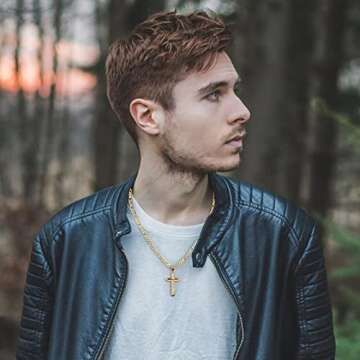 Perfect Gift for Husband: Stainless Steel Cross Necklace