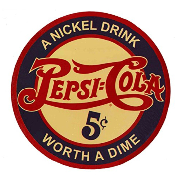 Vibrant 12" Round Pepsi Cola Tin Sign for Nostalgic Decor