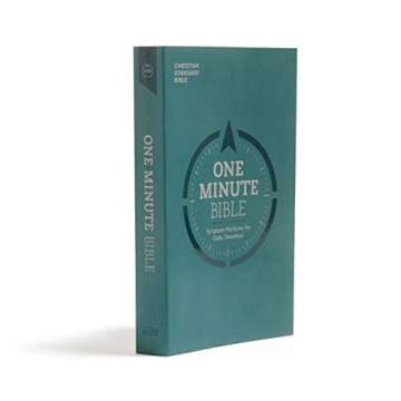 CSB One Minute Bible, Daily Readings, Devotions, 365, Easy-to-Read Bible Serif Type