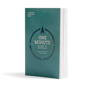 CSB One Minute Bible, Daily Readings, Devotions, 365, Easy-to-Read Bible Serif Type