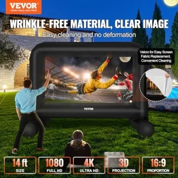 VEVOR Inflatable Movie Screen for Outdoor Parties