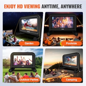 VEVOR Inflatable Movie Screen for Outdoor Parties