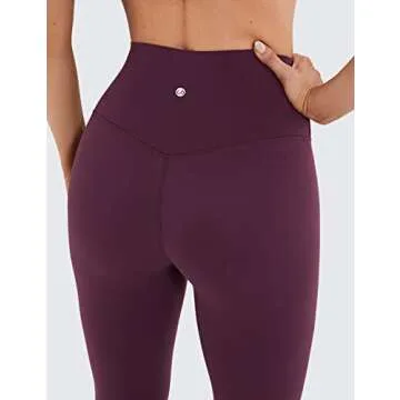 CRZ YOGA Butterluxe High Waisted Lounge Legging 25" - Buttery Soft Workout Yoga Pants for Women Deep Purple X-Small