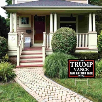 WENWELL Trump Vance 2024 Yard Signs – 2-Pack