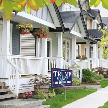 WENWELL Trump Vance 2024 Yard Signs – 2-Pack