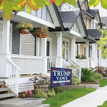 WENWELL Trump Vance 2024 Yard Signs – 2-Pack