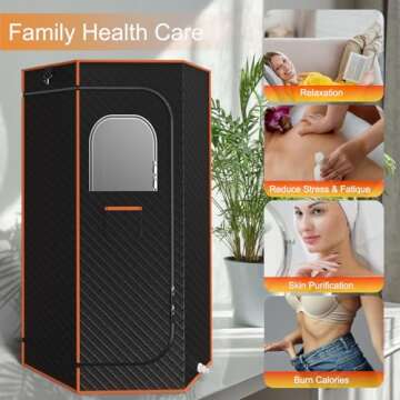 DECOKTOOL Portable Sauna: Relaxation & Wellness at Home