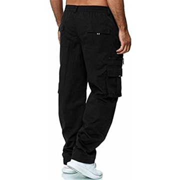 EndoraDore Men's Multi-Pocket Cargo Pants - Comfortable Outdoor Wear
