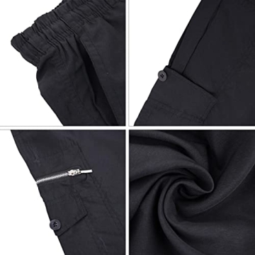 EndoraDore Men's Multi-Pocket Cargo Pants - Comfortable Outdoor Wear