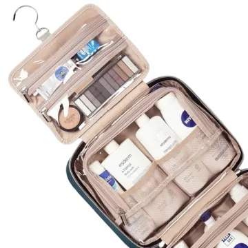 NISHEL Travel Toiletry Bag for Easy Organized Travel