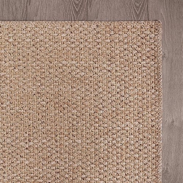 CAMILSON Easy Jute Area Rug 8x10 Soft Stylish Design
