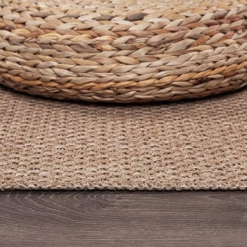 CAMILSON Easy Jute Area Rug 8x10 Soft Stylish Design