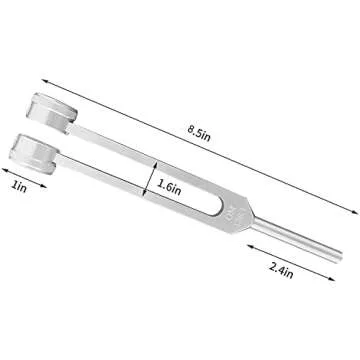 OM 136.1 Hz Tuning Forks for Healing Chakra Tuning Forks Weighted Angel Tuning Forks Medical Sonic Slider Tuning Fork 136.1hz Frequency Generator for Healing Yoga