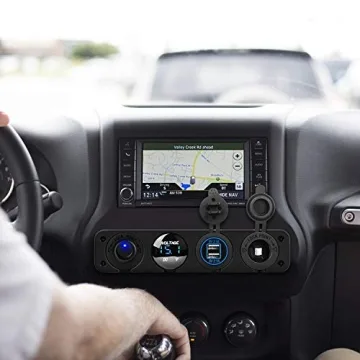 Nilight 4-in-1 Charger Socket Panel for Vehicles