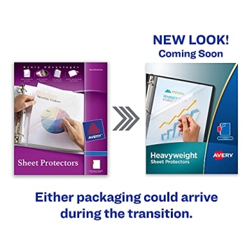 Avery Clear High-Capacity Sheet Protectors for 50 Sheets