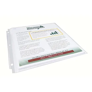 Avery Clear High-Capacity Sheet Protectors for 50 Sheets