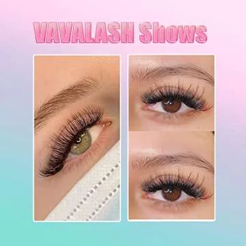 Eyelash Extensions 3D 4D 5D 6D 8D 9D 10D Thickness 0.07/0.1 C/D Curl Eyelashes Middle Stem Premade Fans Russian Volume Lash Extensions Supplies (Middle Stem 10D-0.07-C-8-15mm)