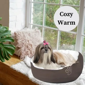 Evelots Cozy Warm Pet Bed for Cats & Small Dogs 17 inches