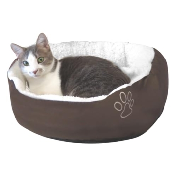 Evelots Cozy Warm Pet Bed for Cats & Small Dogs 17 inches