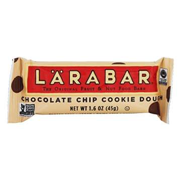 Larabar Chocolate Chip Cookie Dough, Gluten Free Fruit & Nut Bar, 16 Ct
