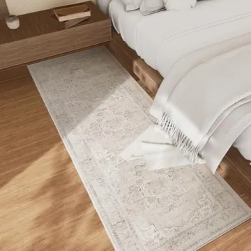 Machine Washable Non-Slip Runner Rug 2'6"x8'