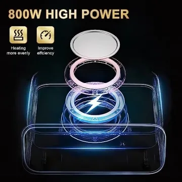 SUSTEAS 17QT Food Steamer with Timer and Display