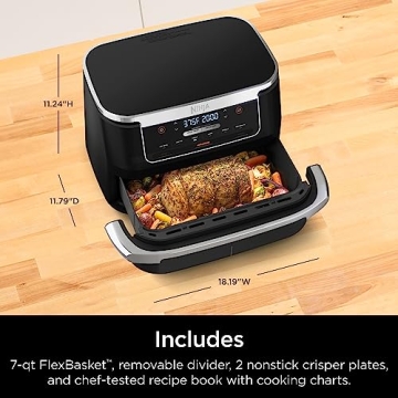 6-in-1 Ninja DZ071 FlexBasket Air Fryer - 7QT