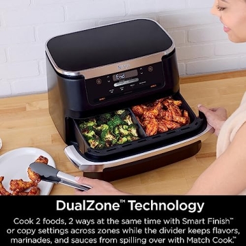 6-in-1 Ninja DZ071 FlexBasket Air Fryer - 7QT