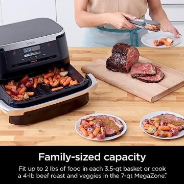6-in-1 Ninja DZ071 FlexBasket Air Fryer - 7QT