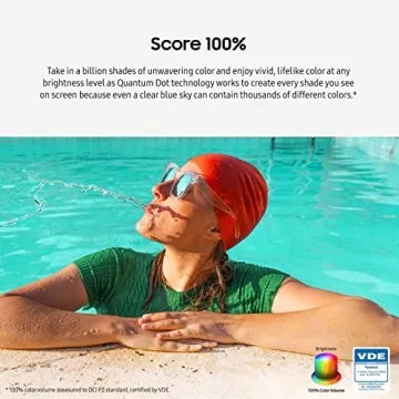 SAMSUNG 43-Inch QLED 4K Q60C TV with Smart Features