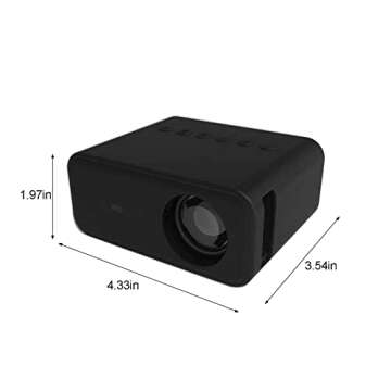 Mini Video Projector 1080P Portable Projector for Home and Outdoor Use