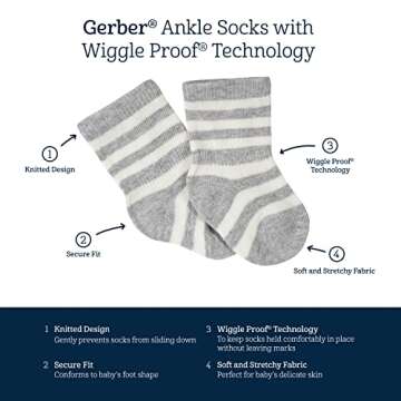 Gerber Baby 12-pair Sock Bundle