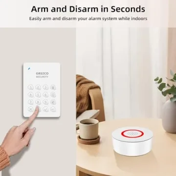 GRSICO 15-Piece Wireless Home Alarm System Kit