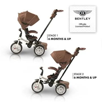 Bentley Kids Trike: 6-in-1 Luxury for Ages 6 Months to 5 Years