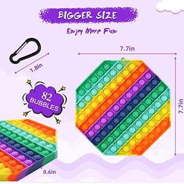 DJJKKL Pop Fidget Toy for Stress Relief and Fun