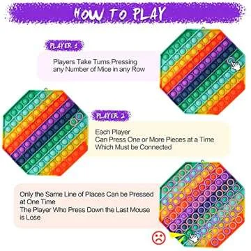 DJJKKL Pop Fidget Toy for Stress Relief and Fun