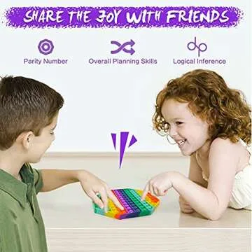 DJJKKL Pop Fidget Toy for Stress Relief and Fun
