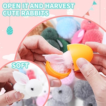 Bunny Filled Easter Eggs Set for Kids Fun and Excitement